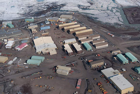 Aerial view of McMurdo Station 