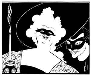 Masquerade by Aubrey Beardsley