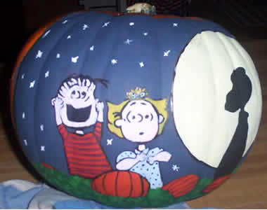 It's the Great Pumpkin Linus snoopy