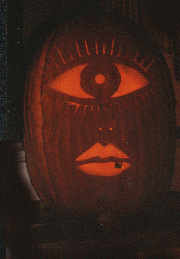 Pumpkin Face Medusa - Use My Stencil for Halloween Carving